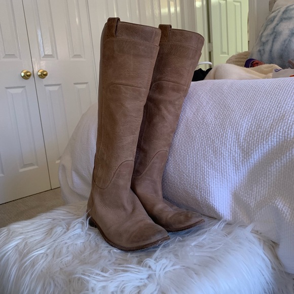 Frye Tan Riding Boots - Picture 4 of 4